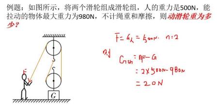 滑轮组知识点2——力,距离,速度的基本计算