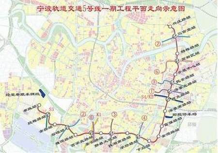 宁波在建长超27公里地铁,共设22个站点,预计2021年建成