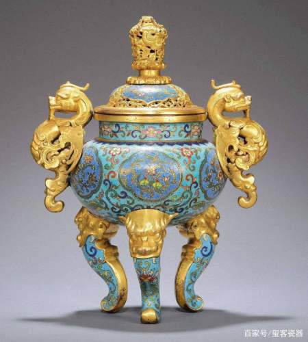 清代瓷器发展的工艺奇迹——景泰蓝,最高贵的皇家用瓷
