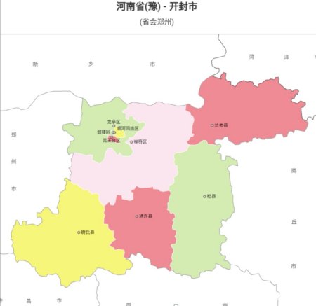 中国行政区划——河南省
