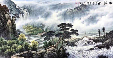 艺惠藏精选20幅王大为山水画作品集欣赏