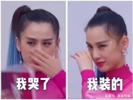 黄圣依我哭了我装的表情包