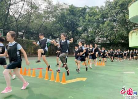 "绿"动童年,成都棕北小学"超级大课间"越动越欢乐