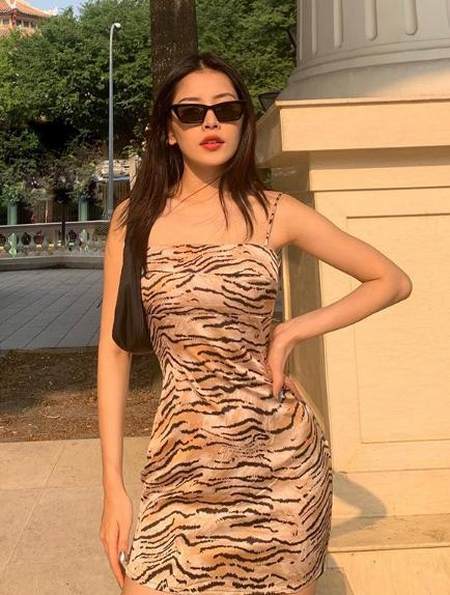 越南第一美女为华为代言,超高的颜值和完美的身材,完
