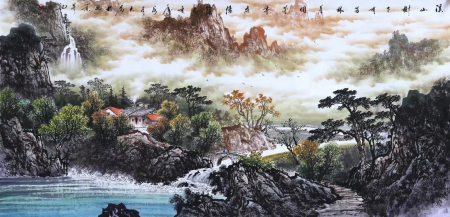 艺惠藏王大为精品山水画作品集,美不胜收