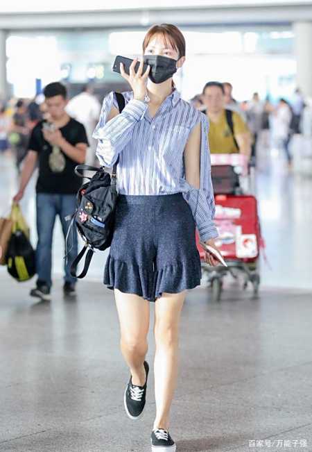 金晨身材颜值俱佳,这回有点任性,看来明星穿衣搭配方面也会出错