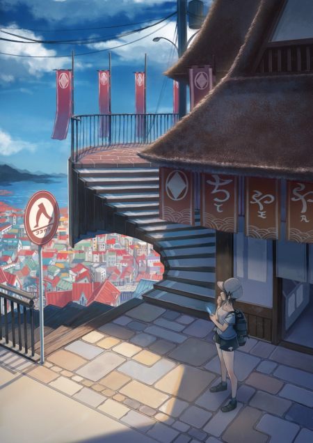 治愈系动漫插画壁纸丨"月亮在温柔的角落哭泣"