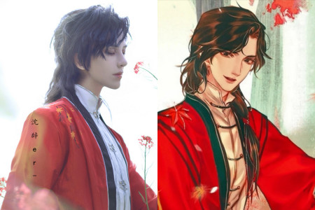 天官赐福:惊艳感十足的花城cos,是从漫画里走出来的貌