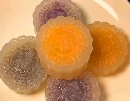 q弹不粘牙的水晶月饼,家庭版的做法原来这么简单,中秋
