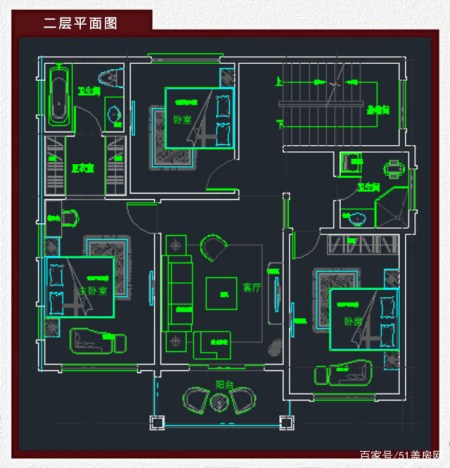 120平方农村自建房设计图标品,三个颜色你喜欢哪个?