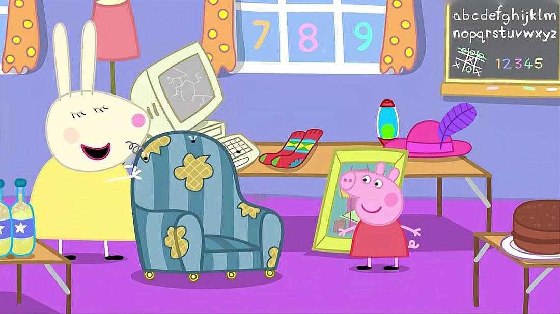 小猪佩奇:猪爸爸对古董椅子真执着,被猪妈妈卖掉,他又买了回来