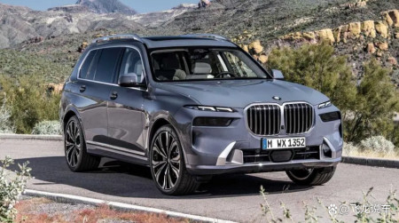 全新BMW X7将上市，外观更锐利，奔驰GLS要慌了吗？