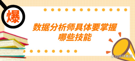 数据分析师具体要掌握哪些技能(数据分析师应该具备的技能)