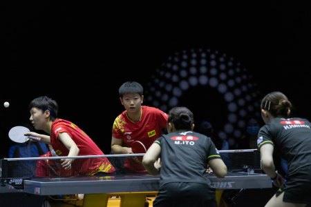 乒乓球球星挑战赛：中国队夺得四冠 韩国组合称雄男双