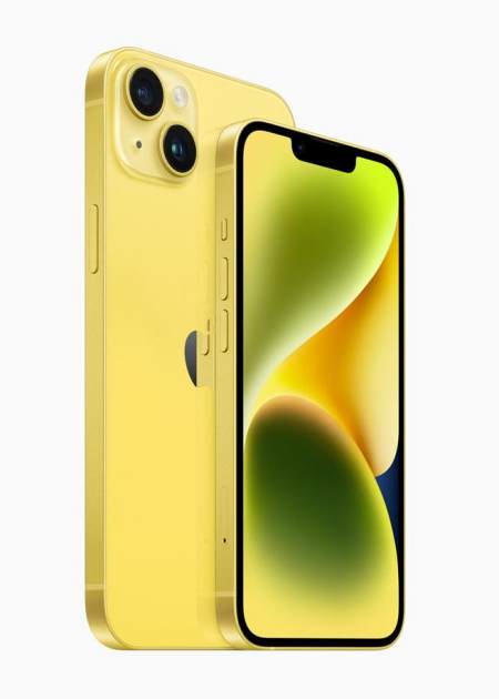 下周二，苹果将正式推出黄色款iPhone 14，起售价为5999元-挚诚手机评测