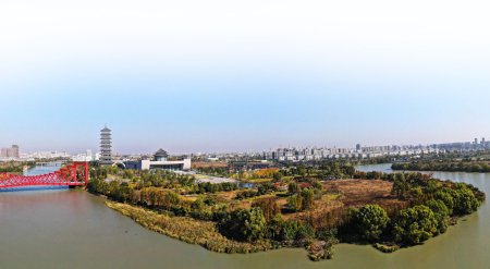 運河三灣生態文化公園.資料圖片