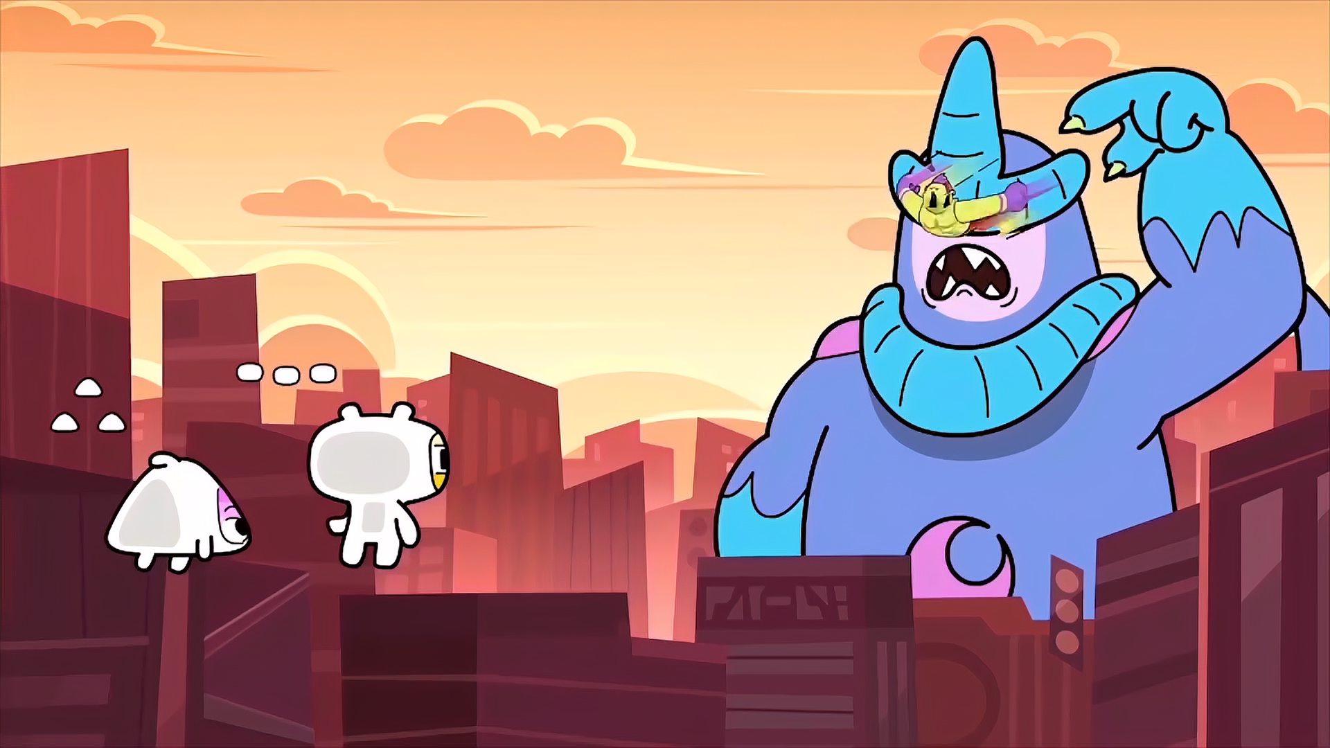 超迷你战士:垃圾人迎战大怪兽,博士不服气,萌和勇被派出去迎战