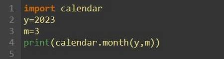 在Python中打印输出日历的多种方法(python用for打印全年日历)