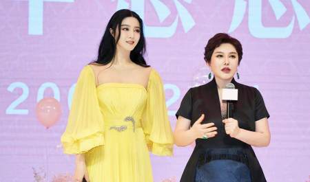 40岁范冰冰商演捞金，膀大腰圆肤色暗沉，跟精修图对比像换了个人(图2)