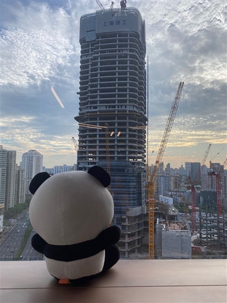 正在建设中的上海徐汇新地标浦西        徐家汇国贸中心itc