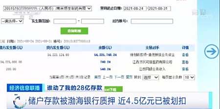 储户28亿存款被莫名挪用?后续来了!渤海银行首次回应:储户对此其实知情……