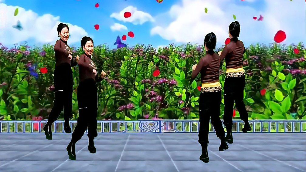 广场舞正背面完整版演绎《洗衣歌》