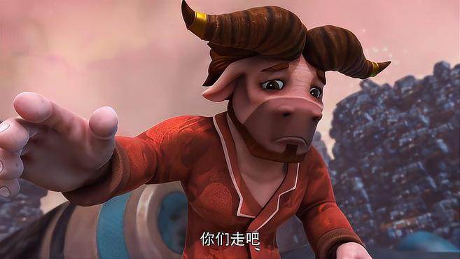 超星萌宠:迷糊搞坏星球屏障,牛火火为让他们离开,主动修复飞船