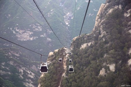 华山经典旅游线路之西上西下攻略（华山旅游）