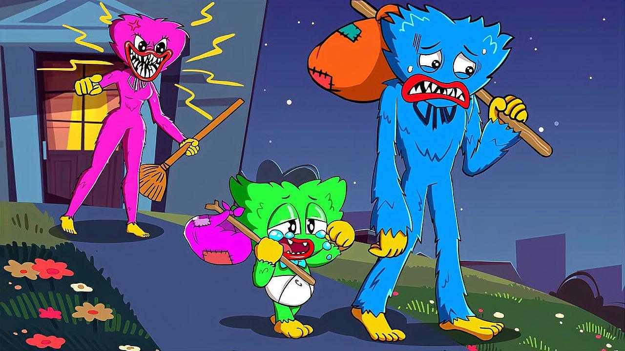 波比的游戏时间:蓝猫刚经历了抢劫,又被小粉赶出家门!