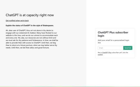 ChatGPT宣布满负荷运行插图