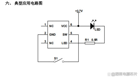 fs5382c應用方案,外加一個主要3w以下功率led頭燈和其它燈具中.