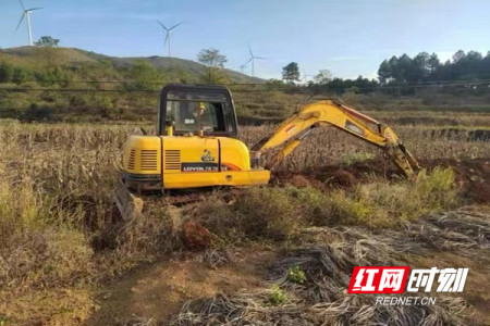 宜章县五岭镇:高标准农田建设稳步推进