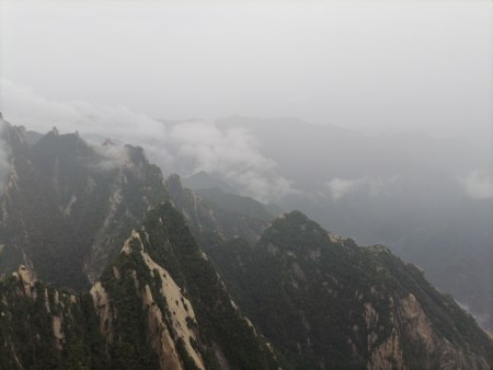 华山经典旅游线路之西上西下攻略（华山旅游）