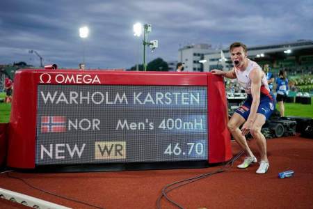 46秒70！挪威选手打破男人400米栏世界纪录