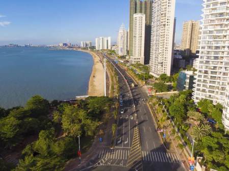 廉州灣大道(向海大道路口至海景廣場路段).